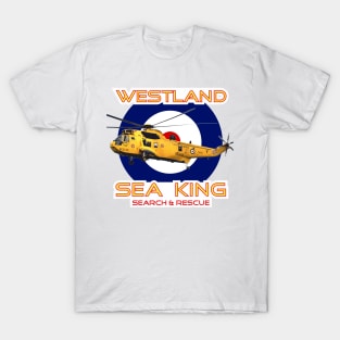 Westland Sea King Search and rescue helicopter in RAF roundel, T-Shirt